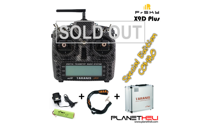 FrSky 2.4GHz ACCST TARANIS X9D PLUS SPECIAL EDITION with Alu Case (Mode 2)